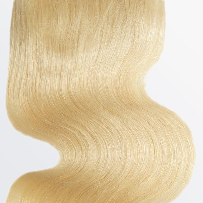 TedHair 12-20 Inch 4" x 4" Body Wavy Free Parted 12A #613 Lace Closure