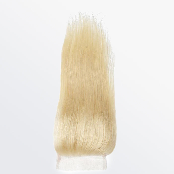 TedHair 12-20 Inch 4" x 4" Straight Free Parted 12A #613 Lace Closure