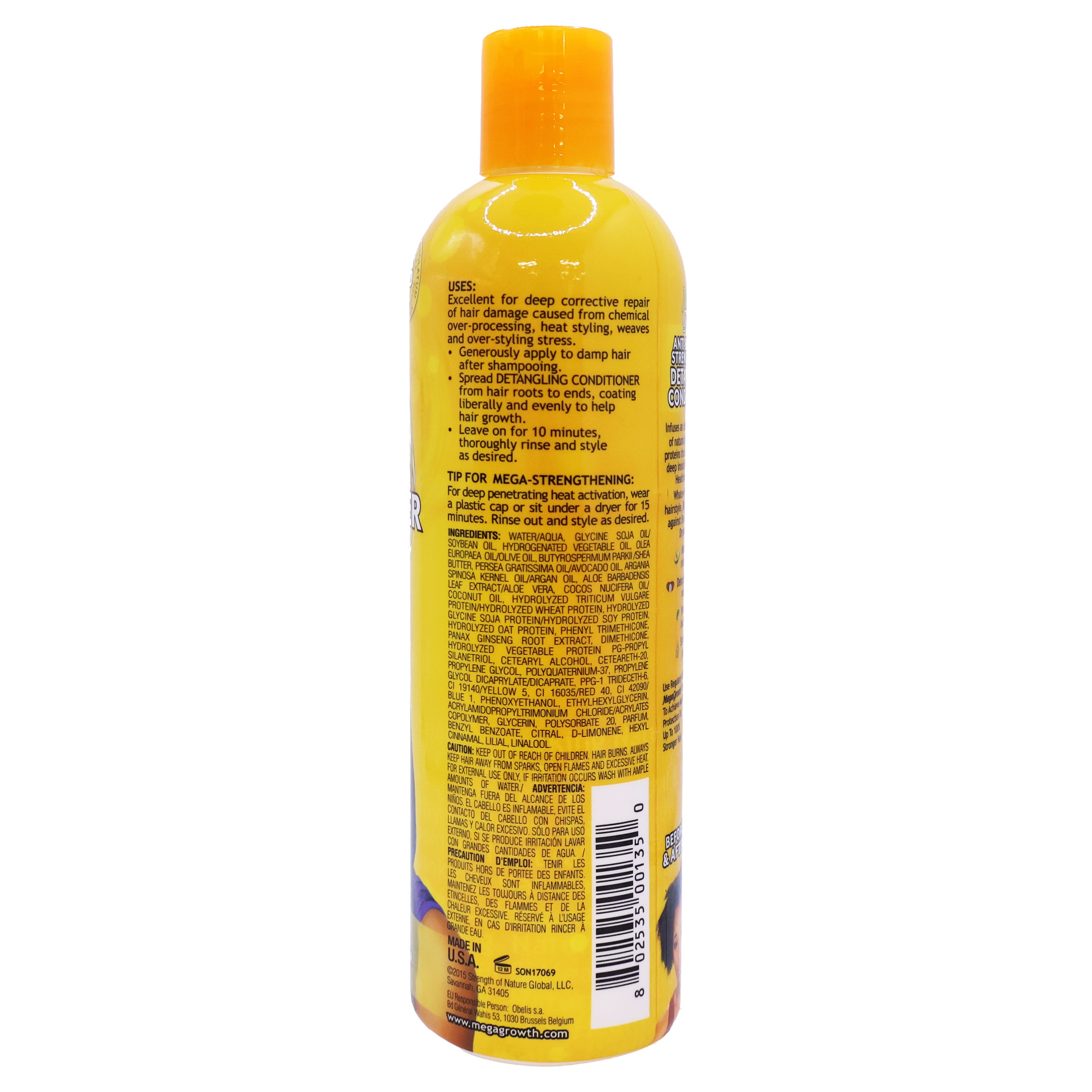 Profectiv Mega Growth Detangling Conditioner, 12 Oz.