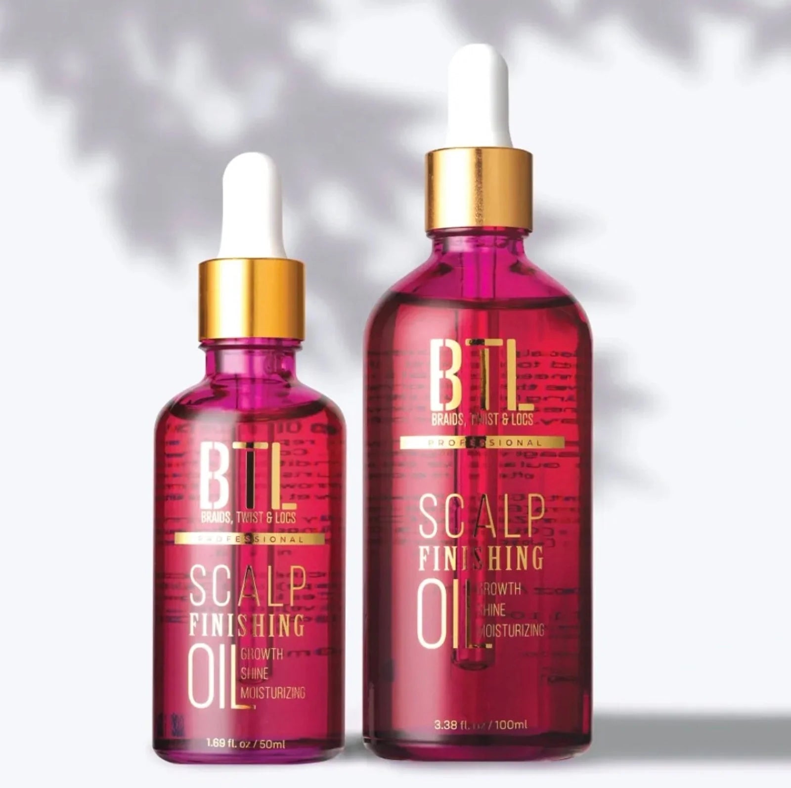 BTL Professional Original Scalp Finishing Oil - Choose Size