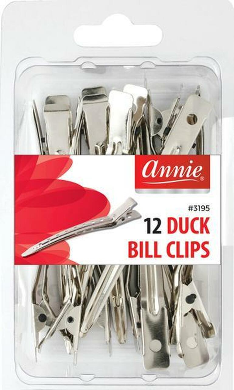 Annie Duck Bill Clips Hair Clamps 12/PK