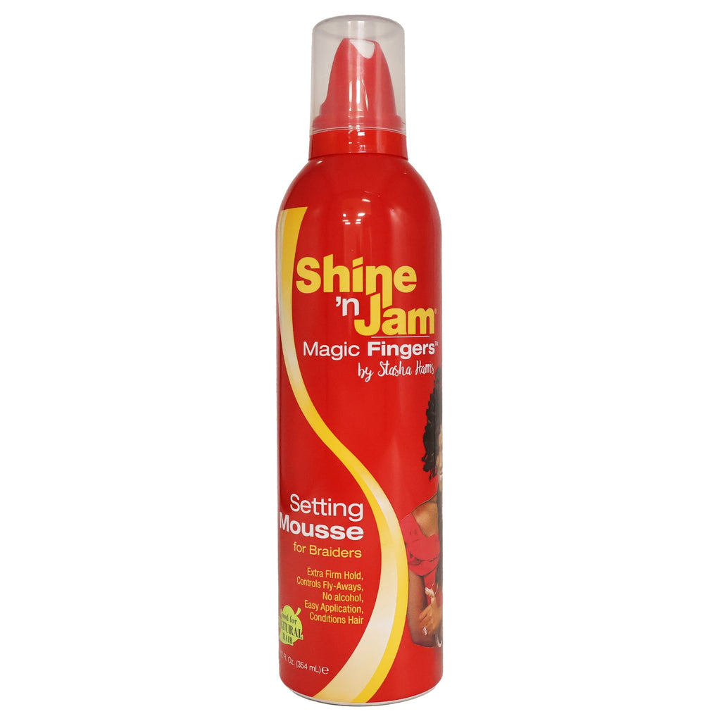 Ampro Shine 'N Jam Magic Fingers Setting Mousse, 12 Oz.