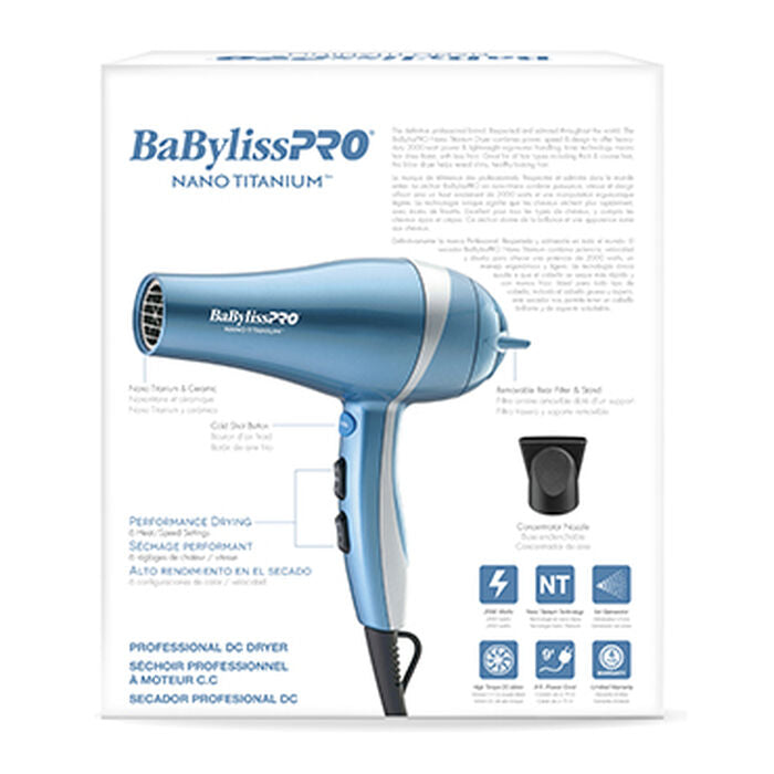 BaBylissPRO® Nano Titanium™ Dryer
