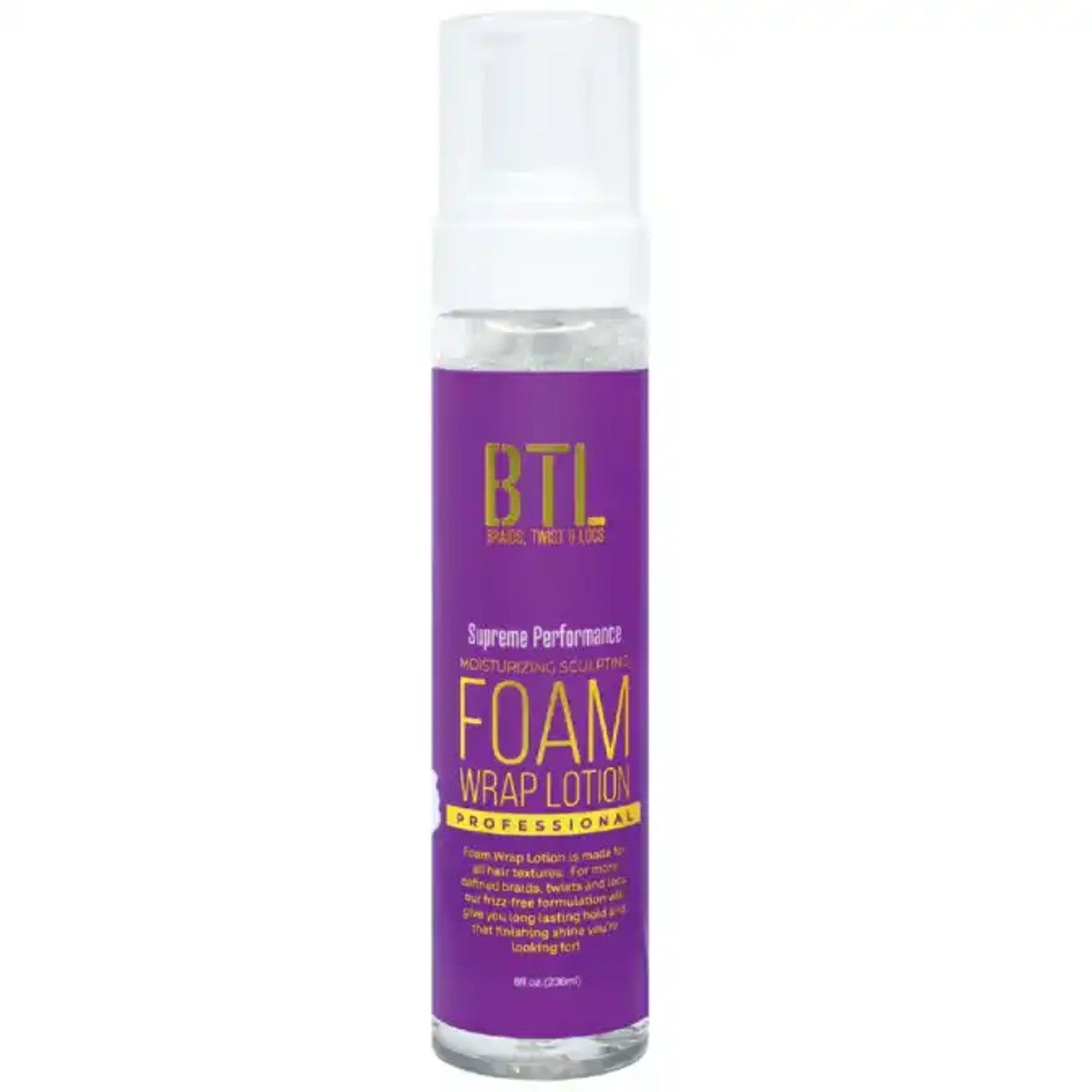 BTL Supreme Performance Foam Wrap Lotion 8oz