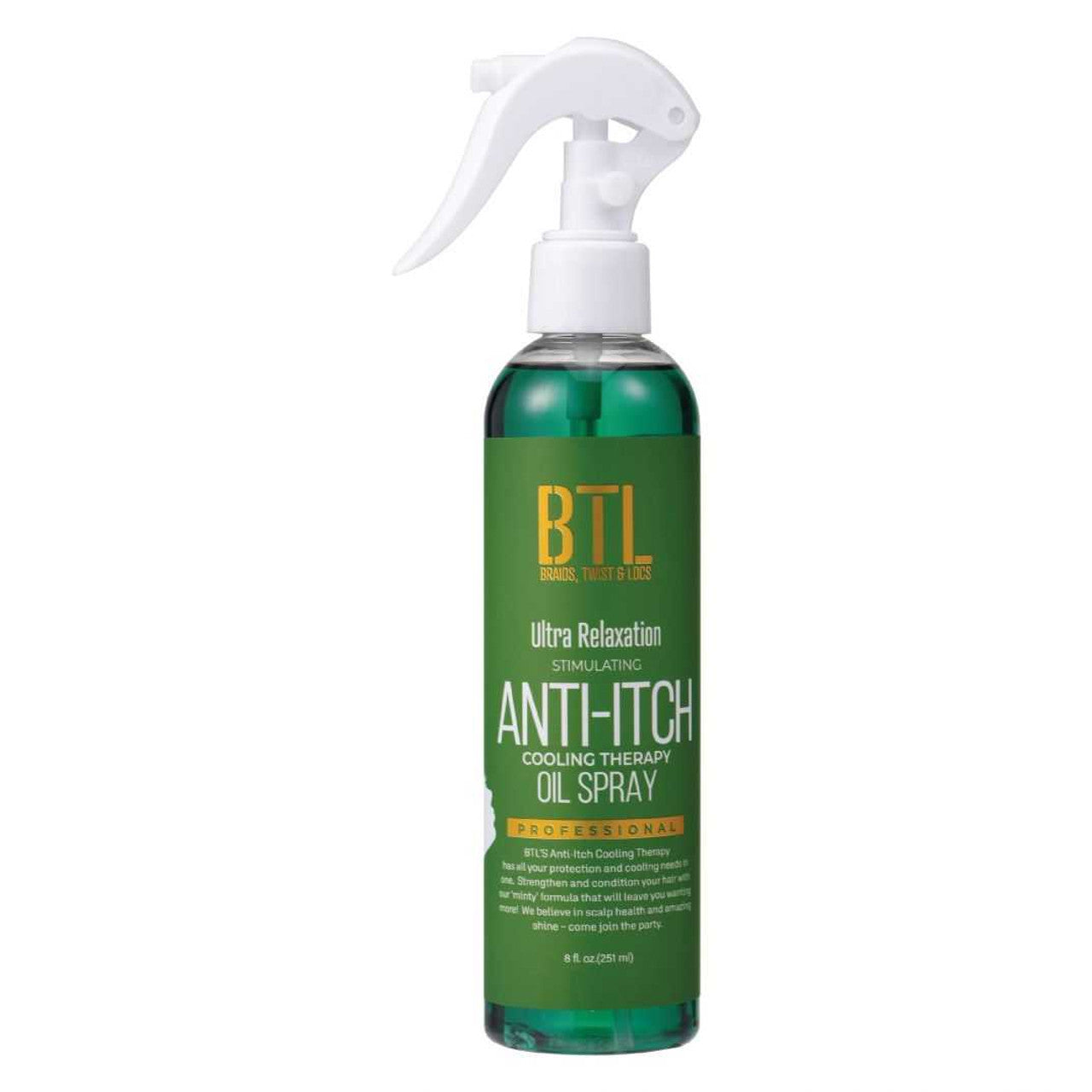BTL Ultra Relaxation Stimulating Anti-Itch Cooling Therapy Oil Spray 8oz