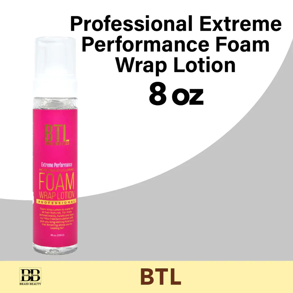 BTL Foam Wrap Lotion Extreme 8oz Pink Bottle