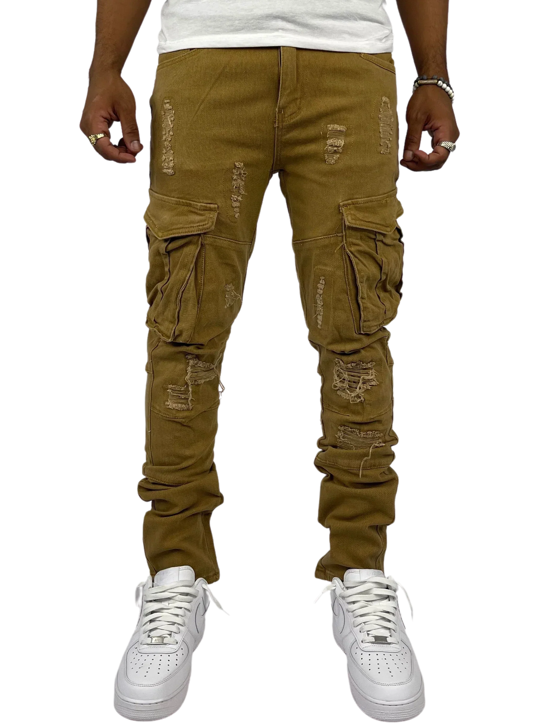 BT-BTP21205-BT Skinny Cargo Jean (12PCS)