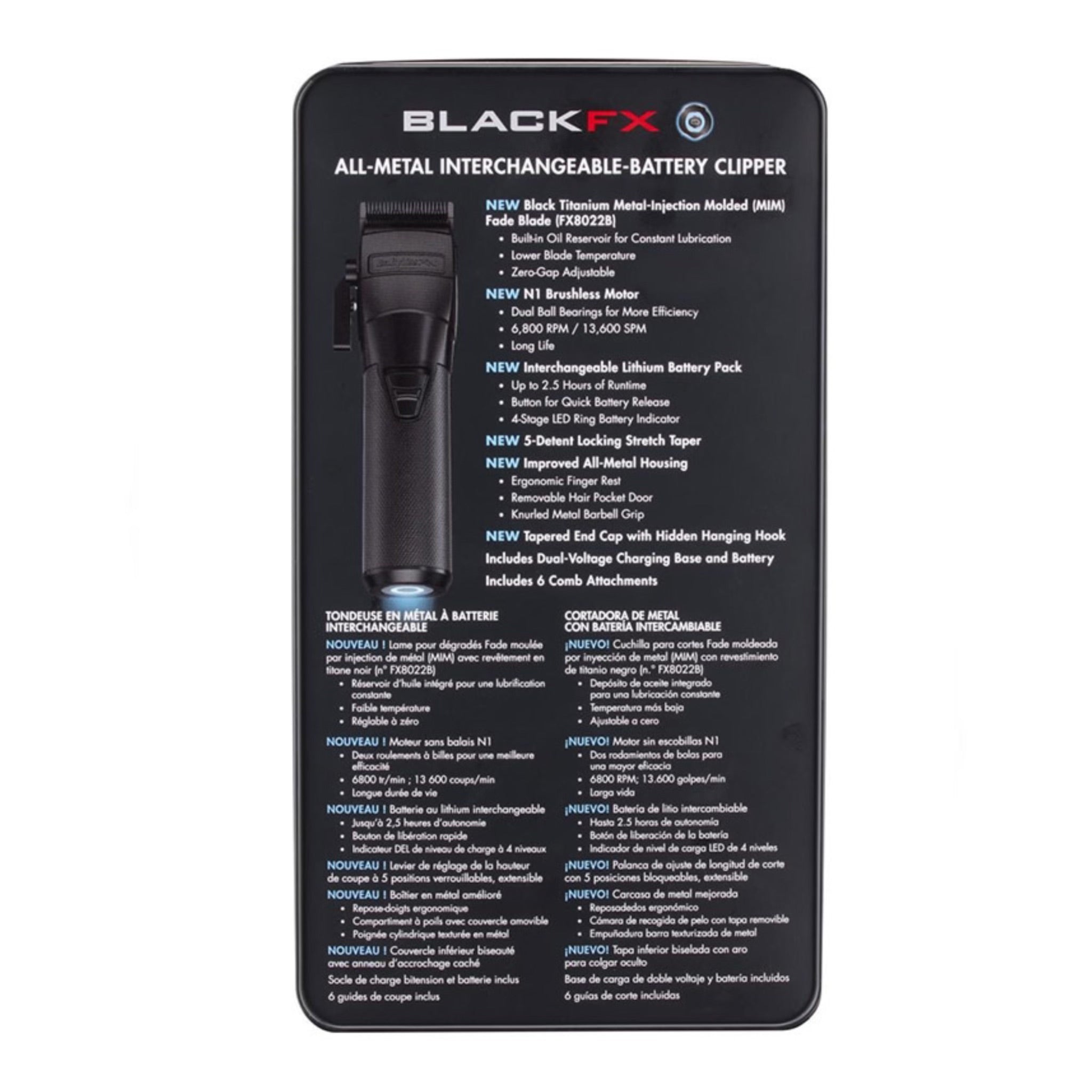 BabylissPRO FXONE Black Clipper