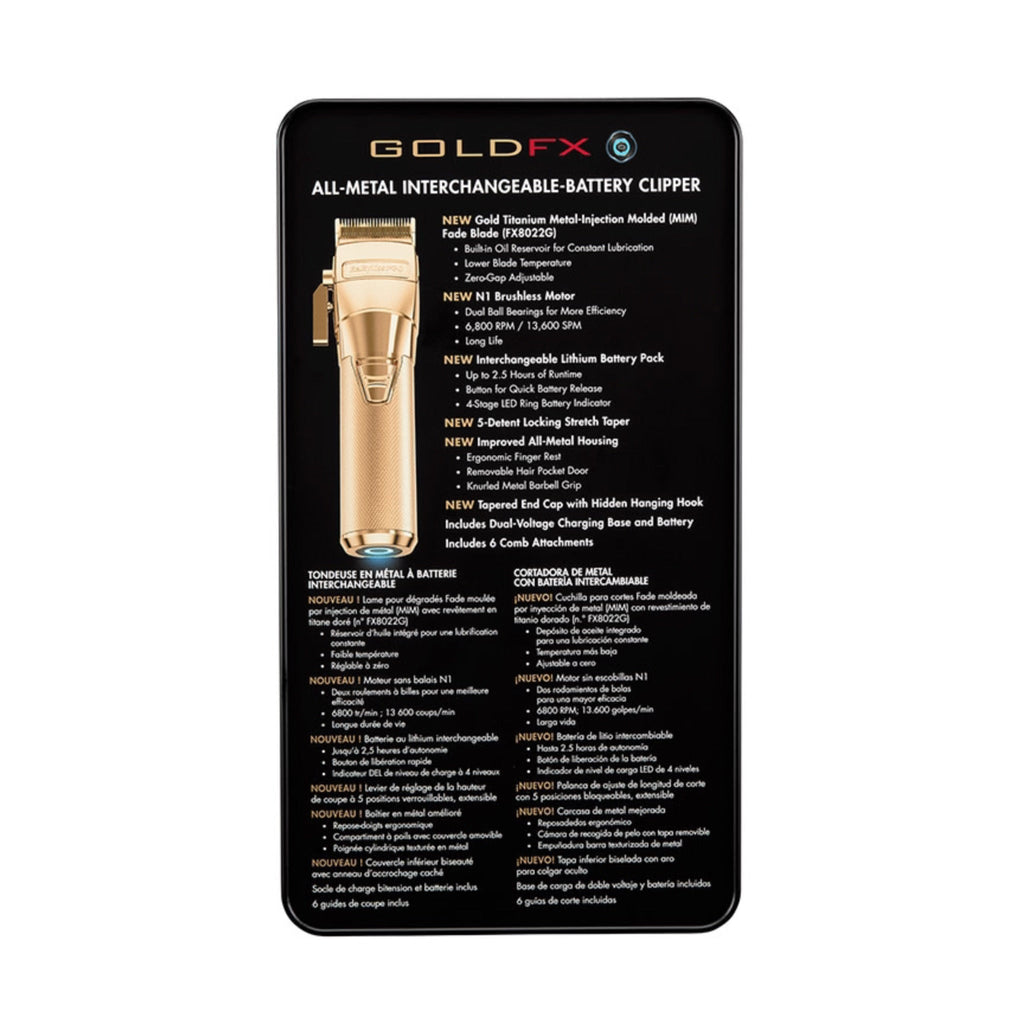 BabylissPRO FXONE Gold Clipper