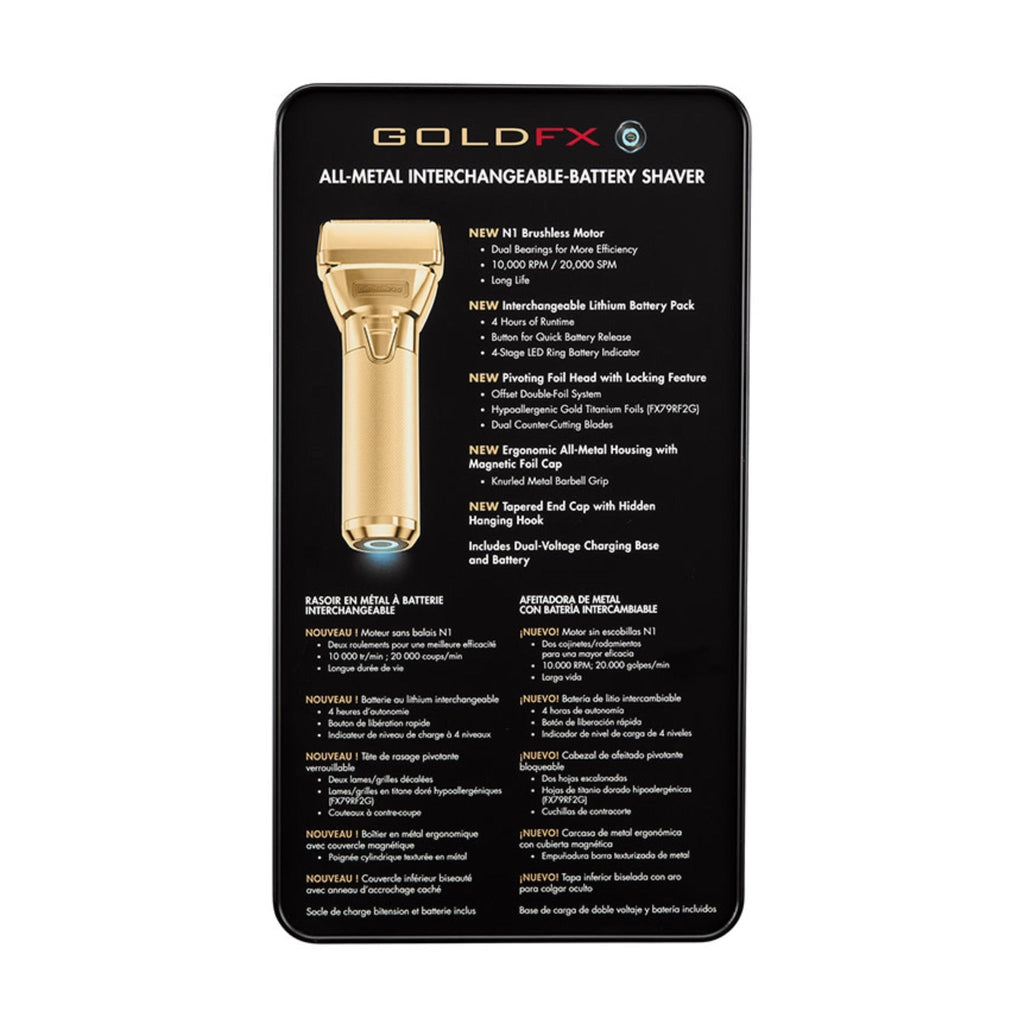 BabylissPro FXONE Gold Shaver