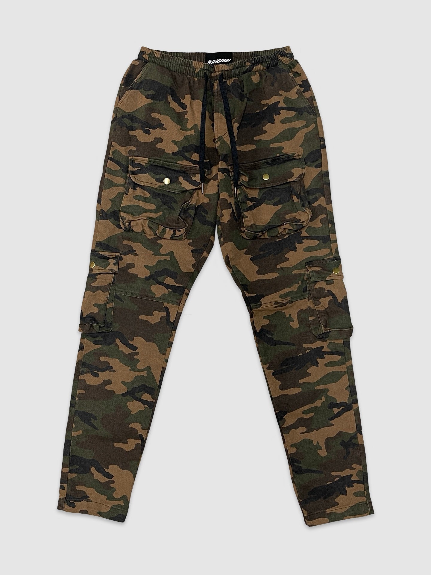 DEN-24H003-Straight Fit Camo Jogger Pants