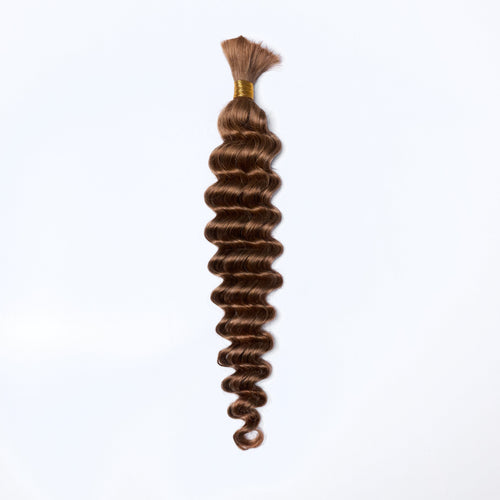 TedHair 20inch Deep Wave Bulk Hair For Braiding #30 Color