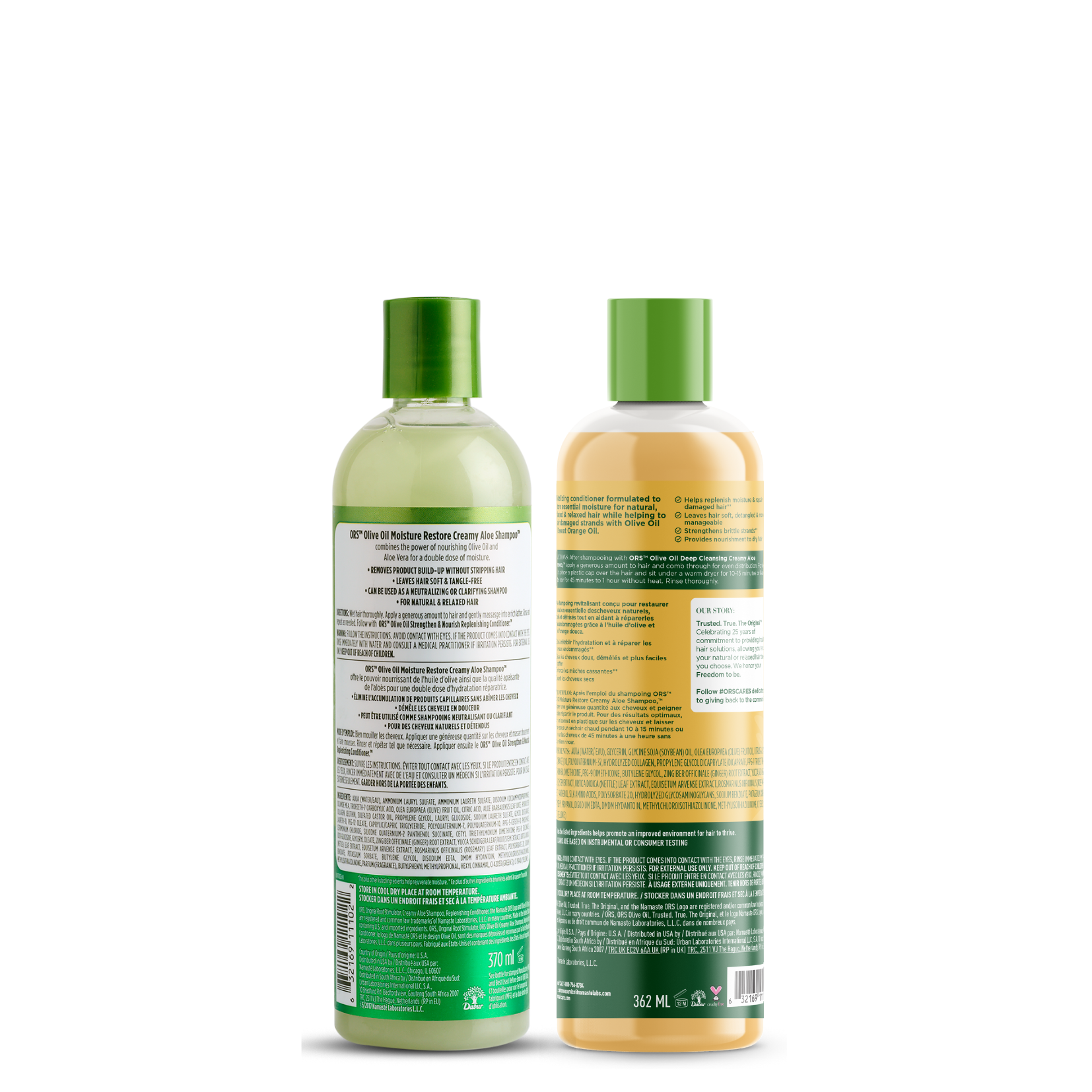 ORS Olive Oil Shampoo & Conditioner for Complete Moisture (12.5 oz) 2-Piece Set