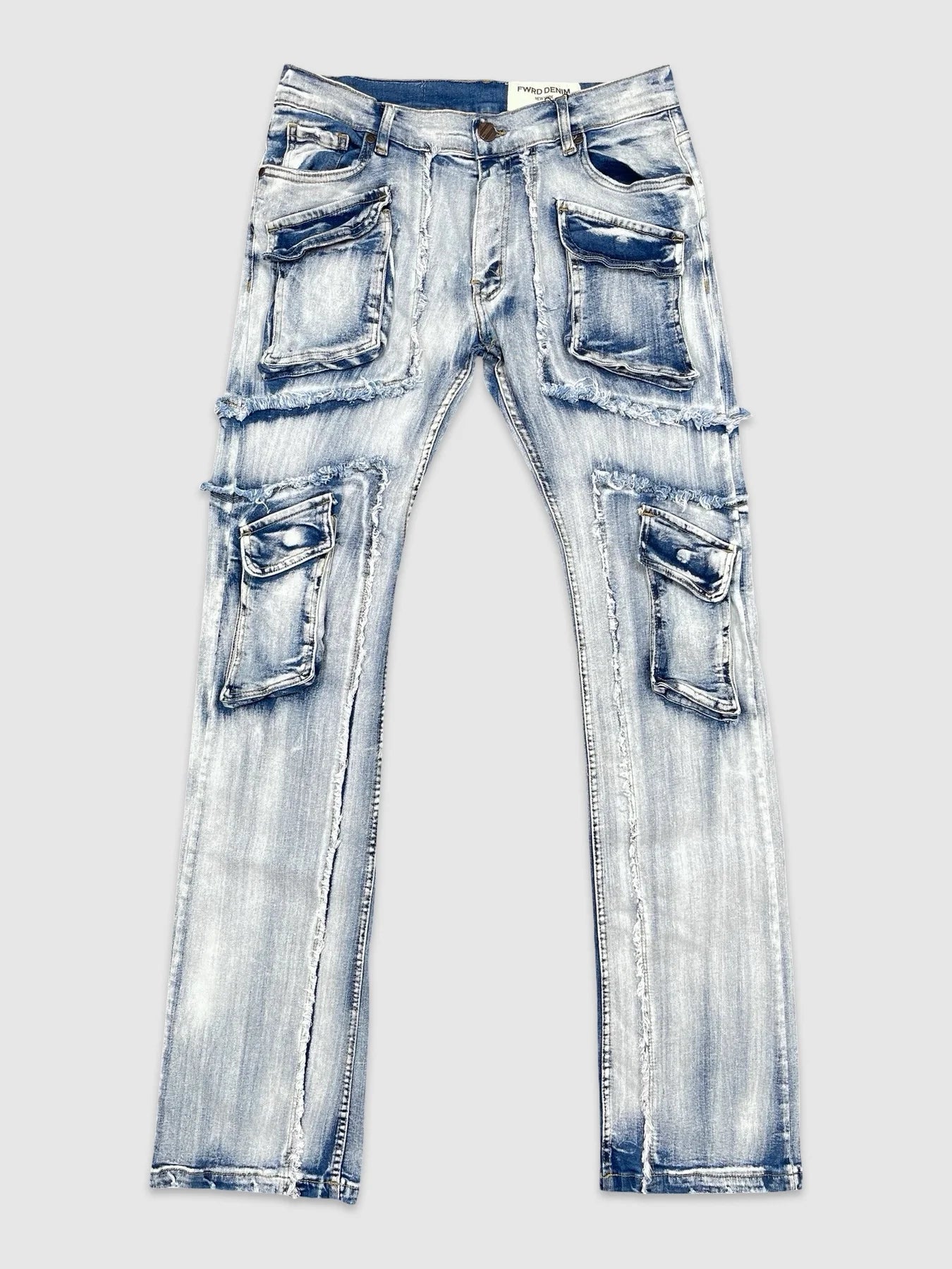 Cargo Panel Denim Pants Regular