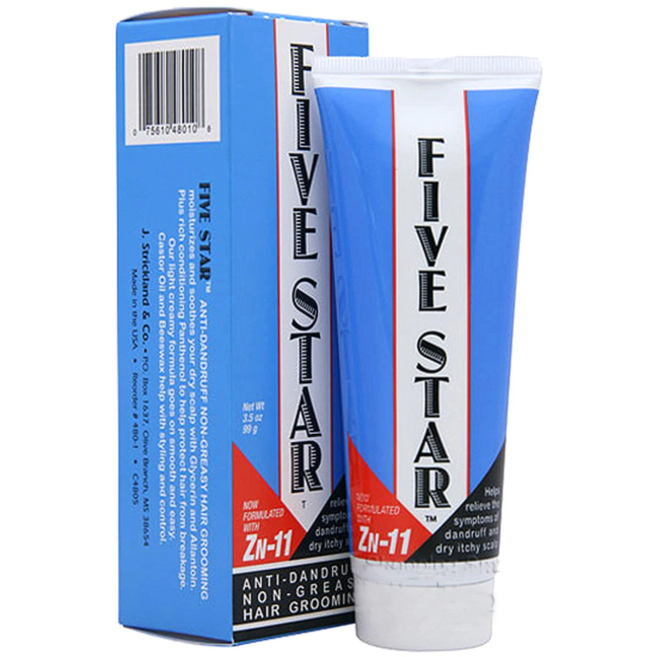 Sulfur8 Five Star Anti Dandruff Non Greasy Hair Grooming 3.5 Oz