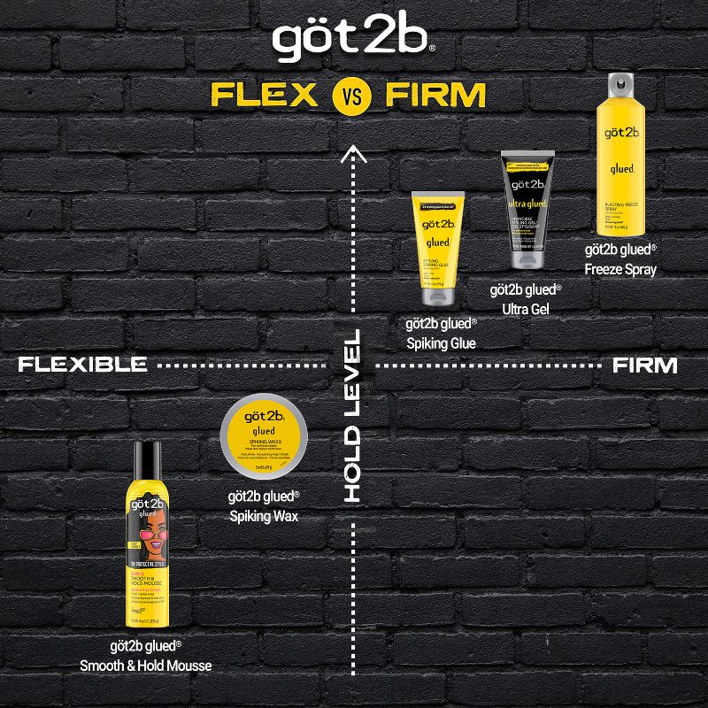 Got2b Glued Styling Spiking Hair Glue - 6oz