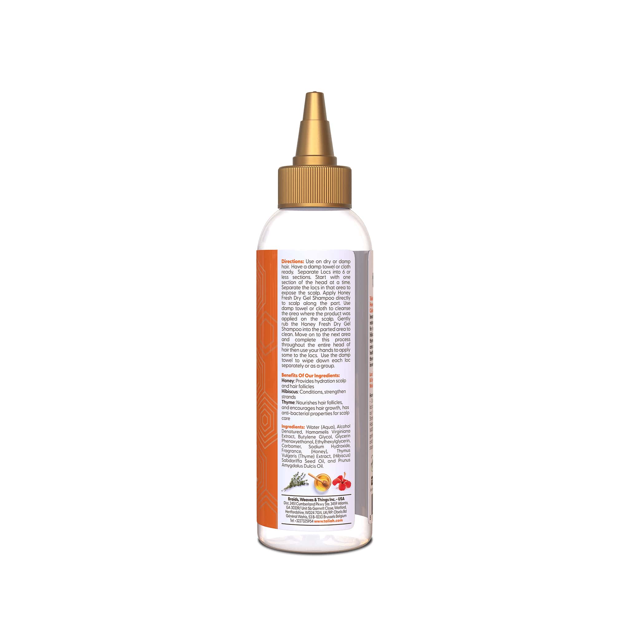 Honey Fresh Dry Gel Shampoo 4oz