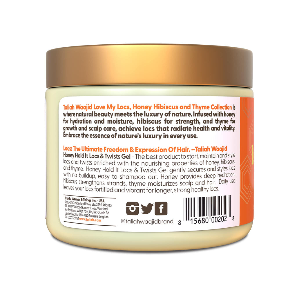 Honey Hold It Locs & Twists Gel 16oz