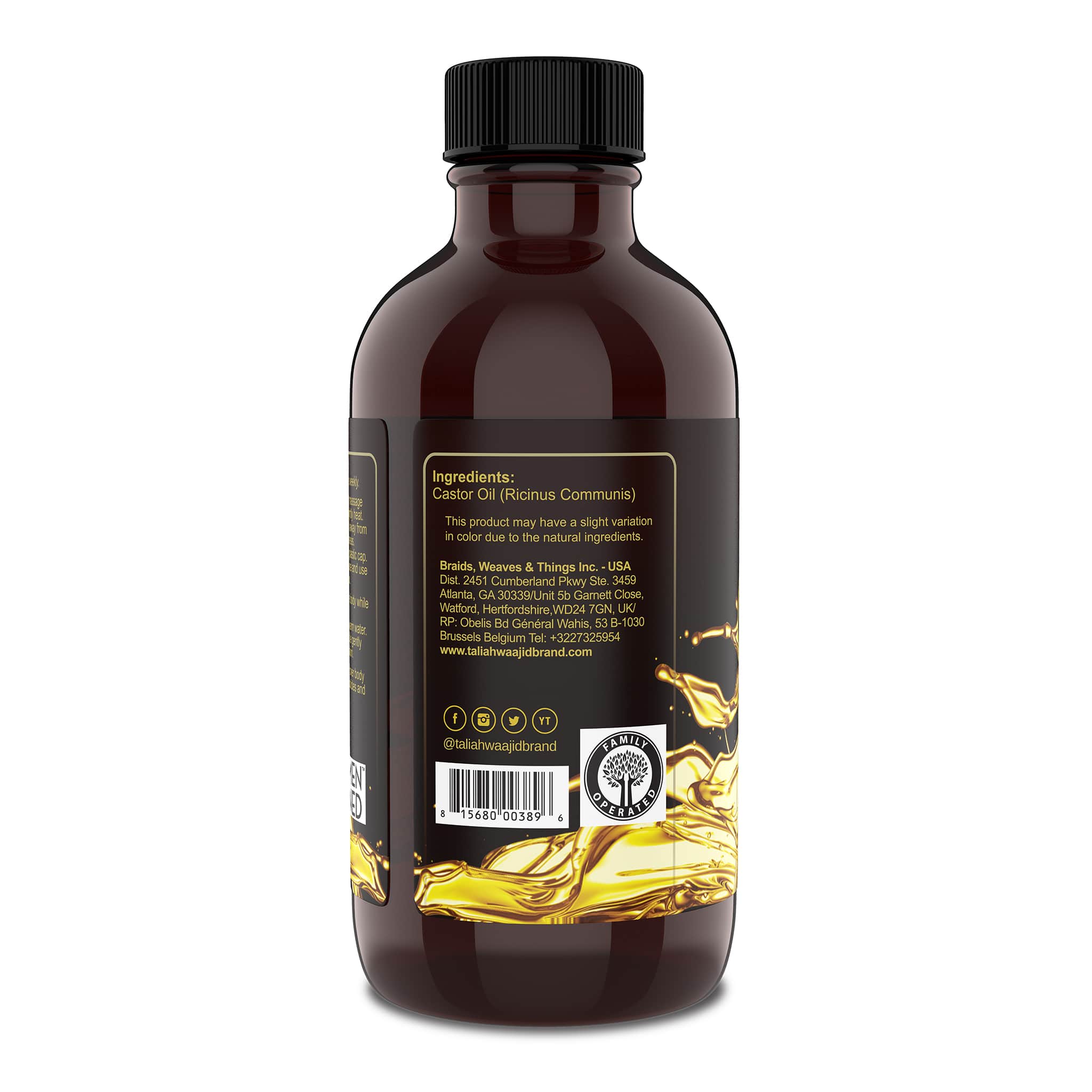 Jamaican Black Castor Oil Original 4oz