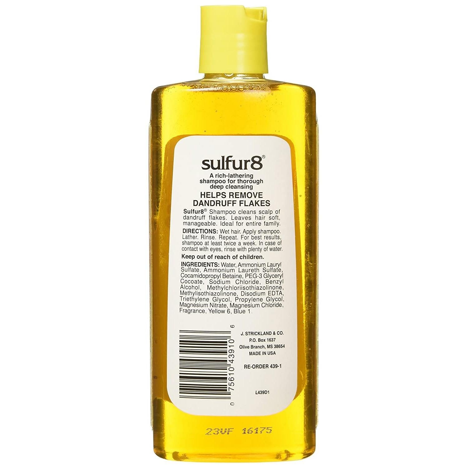 Sulfur 8 Deep Cleaning Shampoo 7.5 Oz.