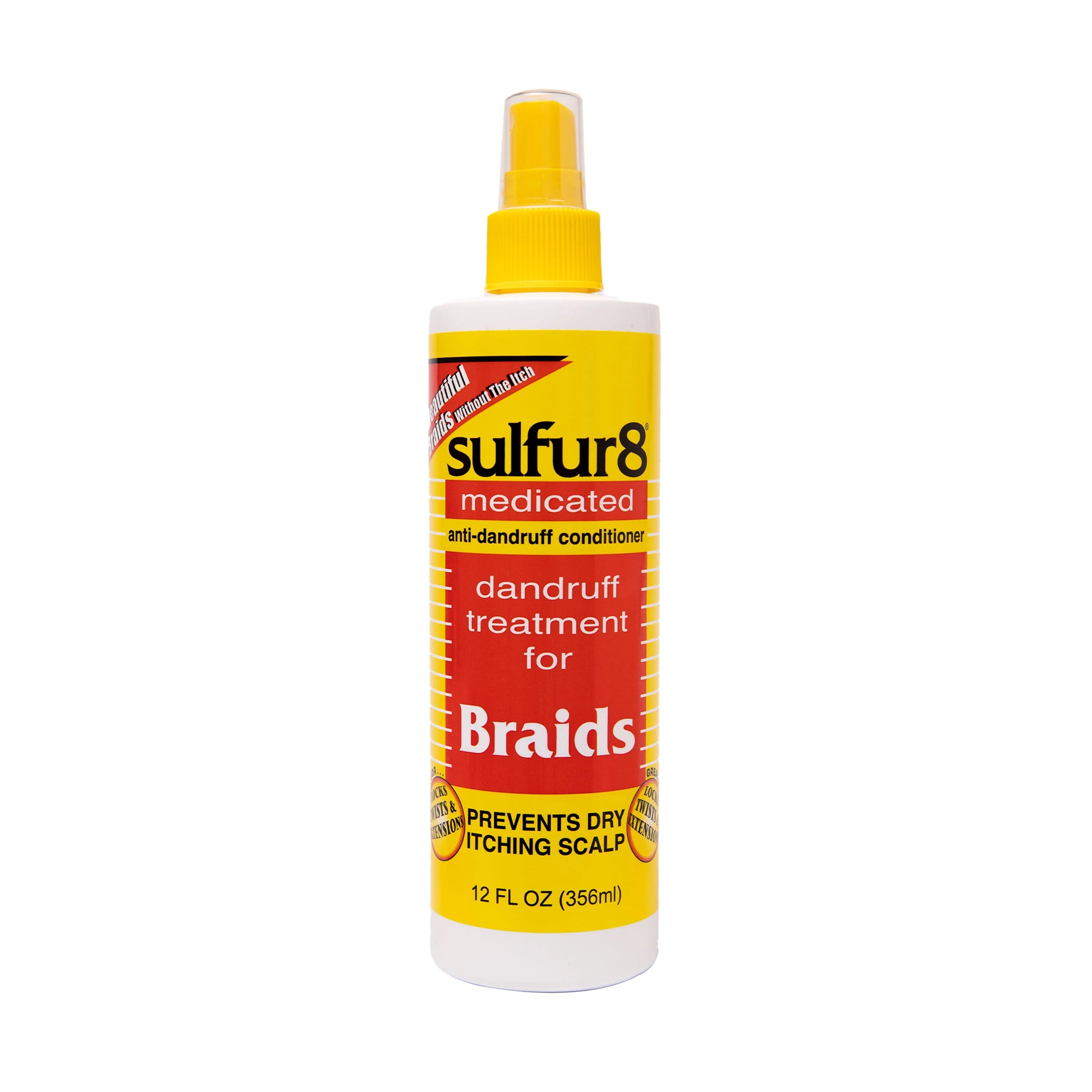 Sulfur 8 Dandruff Treatment For Braids 12 Oz. Spray