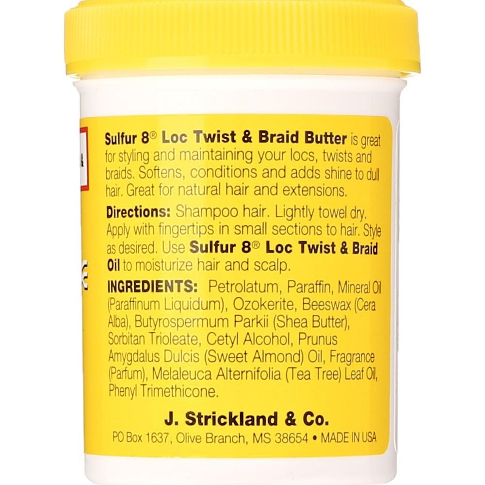 Sulfur8 Loc Twist and Braid Butter 4 Oz