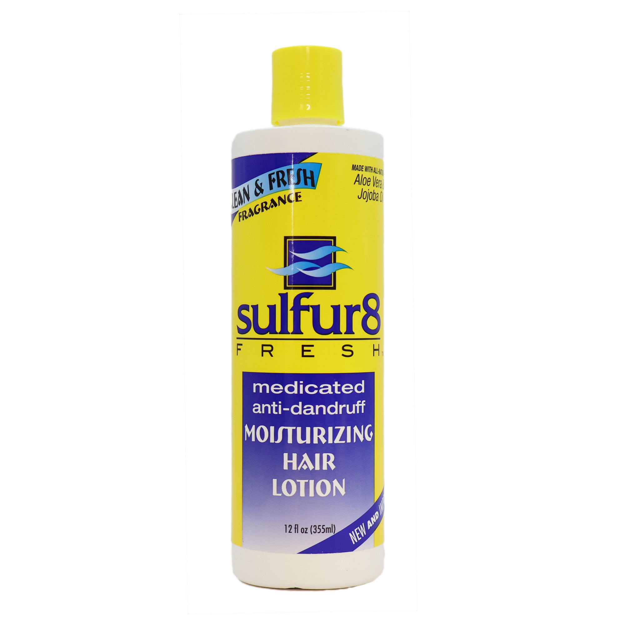 Sulfur 8 Clean Fresh Moisturizing Hair Lotion 12 Oz