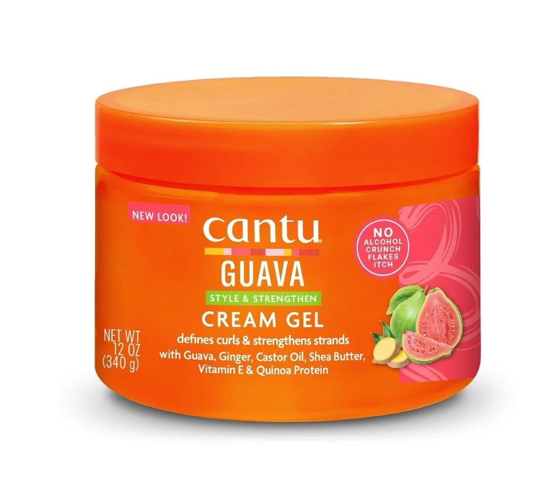 Cantu Guava & Ginger Curl Strengthening Cream Gel, 12 fl oz