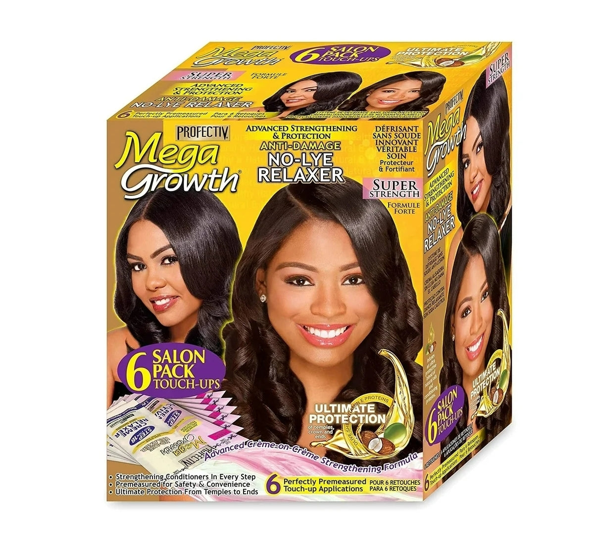 Profectiv Mega Growth No-Lye Relaxer Kit Super Hair Care