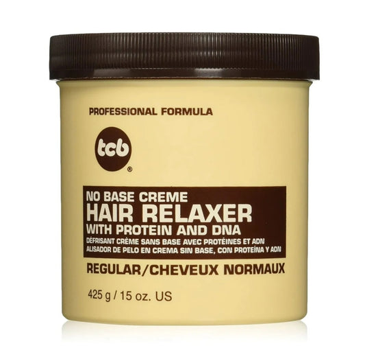 TCB No Base Creme Hair Relaxer, Regular 15 Oz