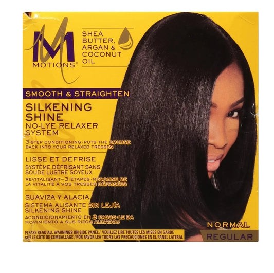 Motions Normal Silkening Shine No-Lye Relaxer System Box