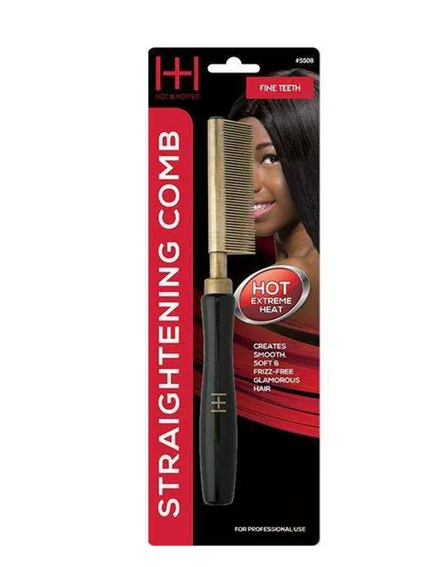 ANNIE - Hot  Hotter Thermal Straighten Comb Fine Teeth 5508