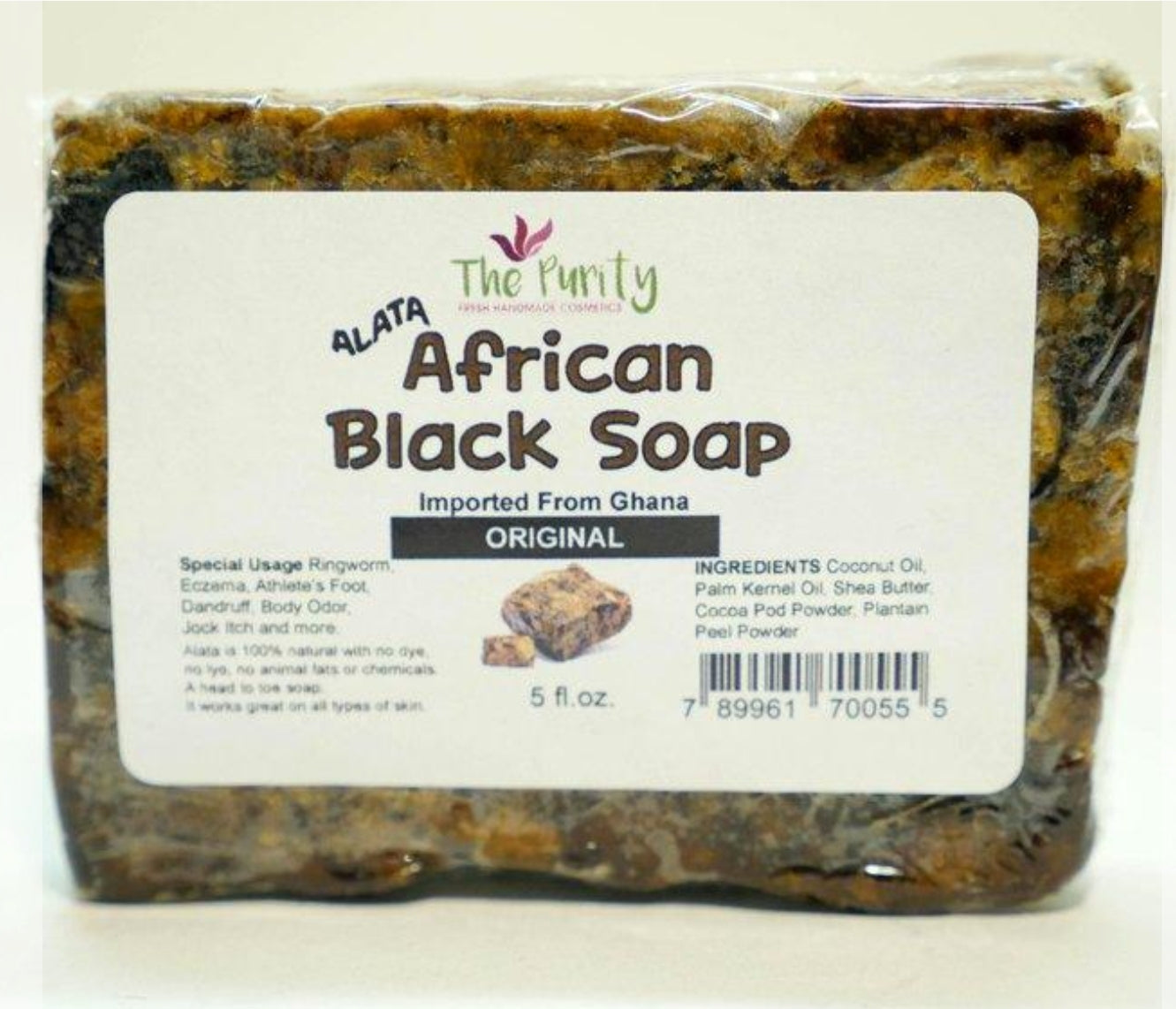 African Black Soap 5oz Scented (PC