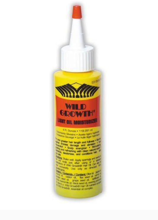 Wild Growth Light Oil Moisturizer 4oz