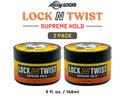 Ebo AllDay Locks Lock N Twist Supreme Hold Locking Gel, Re-Twist Locks, Smooths & Tames Frizz with Long-lasting Hold for Braids - 5 oz (2 Pack)