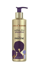 Pantene Gold Series Sulfate-Free Shampoo with Argan Oil for Curly, Coily Hair, 8.5 fl oz