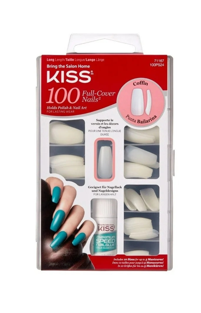 KISS Coffin Nails 100 Full-Cover Nails
