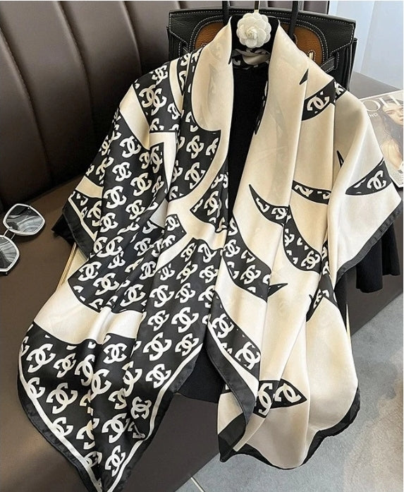 Design Silk Head Scarf