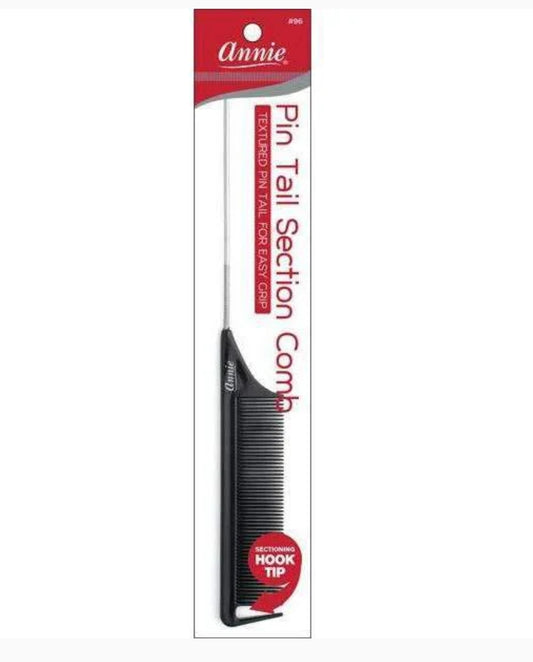 Annie Pin Tail Section Comb Black