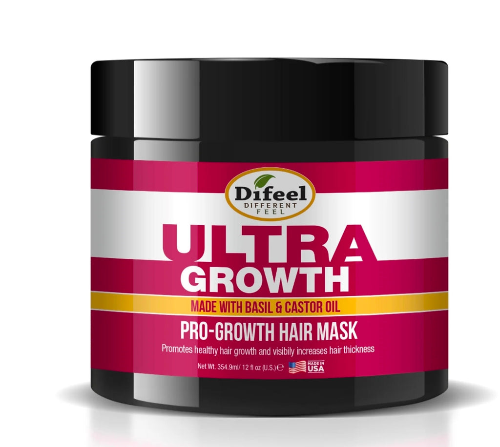 Difeel Ultra Growth Basil & Castor Oil Pro Growth Hair Mask 12 oz.
