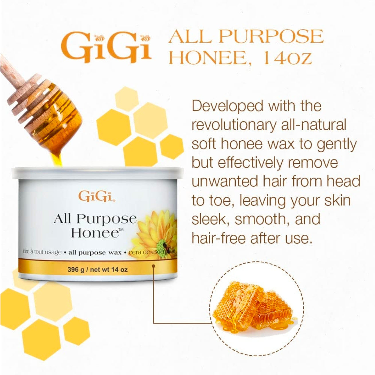 GiGi All Purpose Honee Wax, 14 oz
