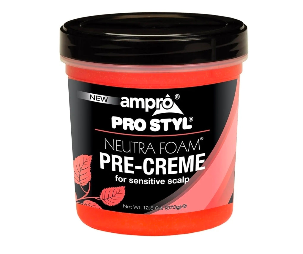 Ampro Pre-Creme Base for Sensitive Scalp, Hair Wax, 12.5 oz