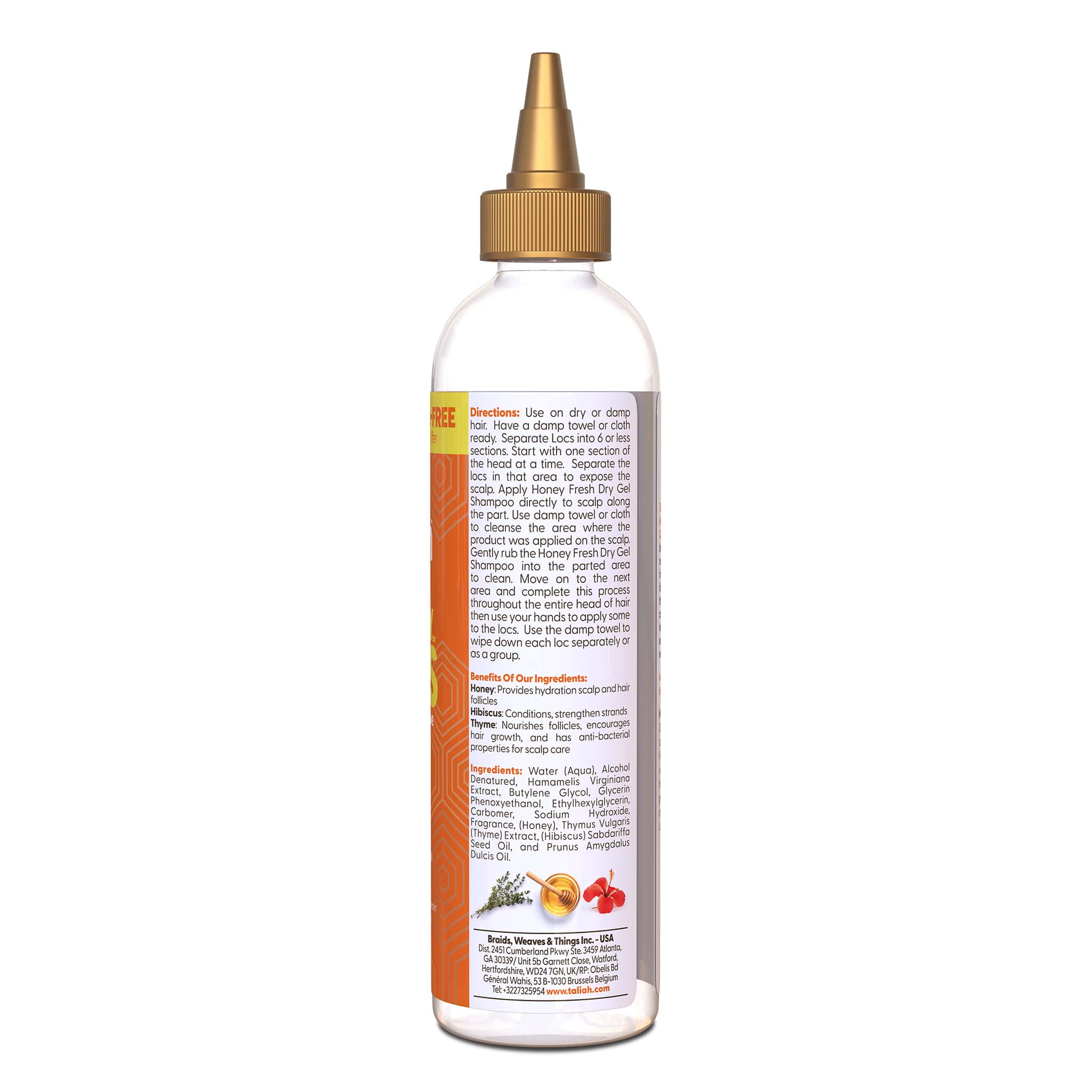 Bonus Size Honey Fresh Dry Gel Shampoo 8oz