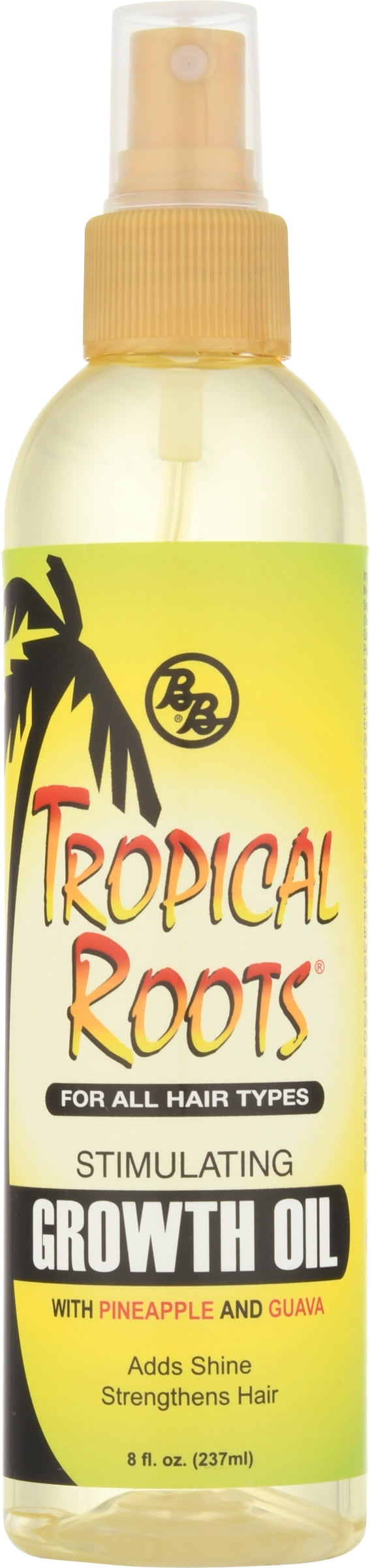 Tropical Roots 8 Fl. Oz. Almond & Castor Growth Oil