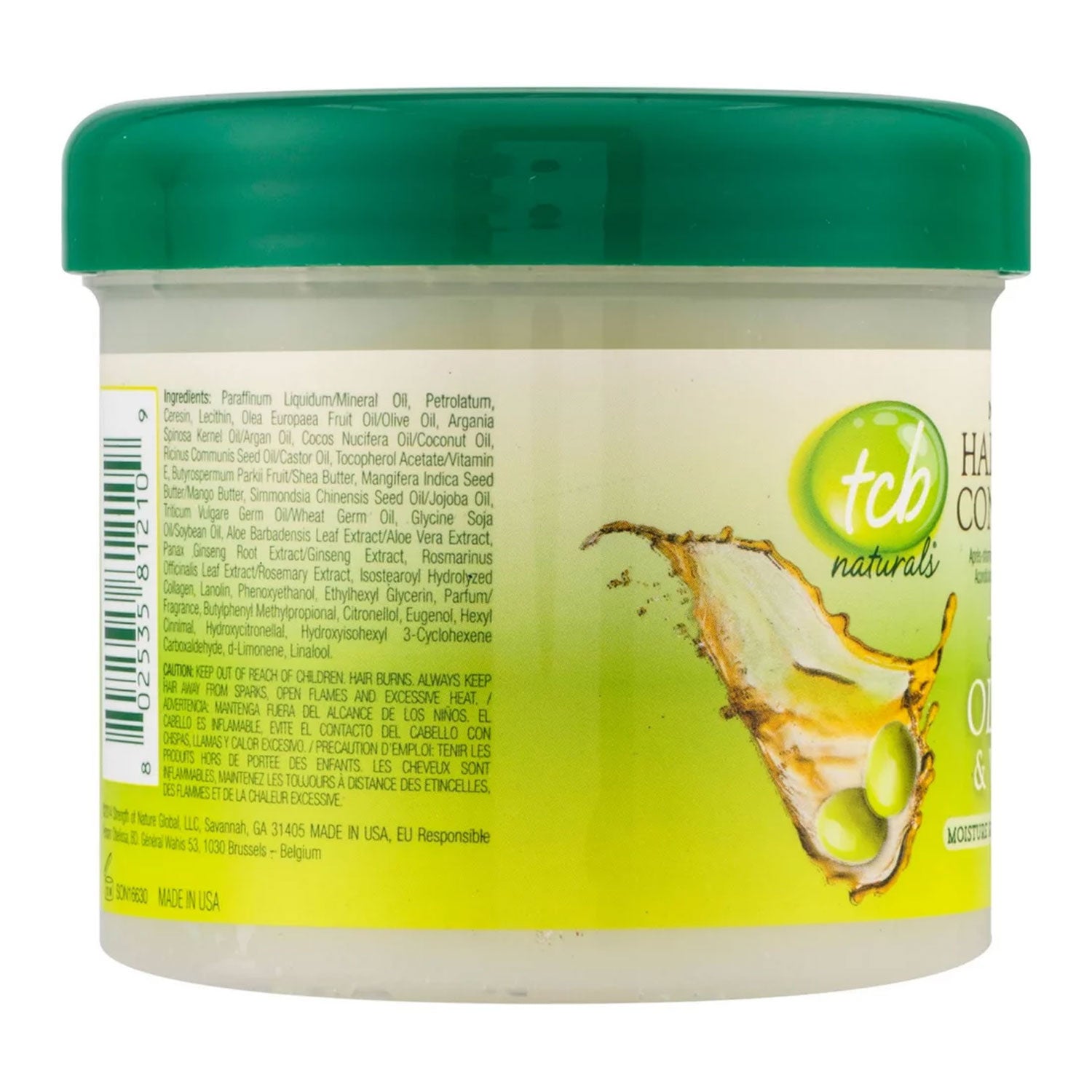 Tcb Naturals Hair Scalp Conditioner With Olive Oil Vitamin E, 10 Oz.