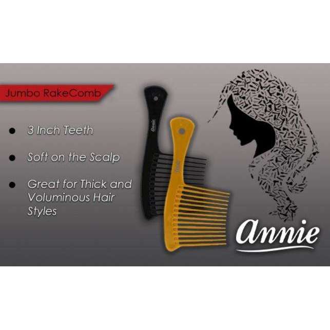 Annie Jumbo Rake Comb Asst Color