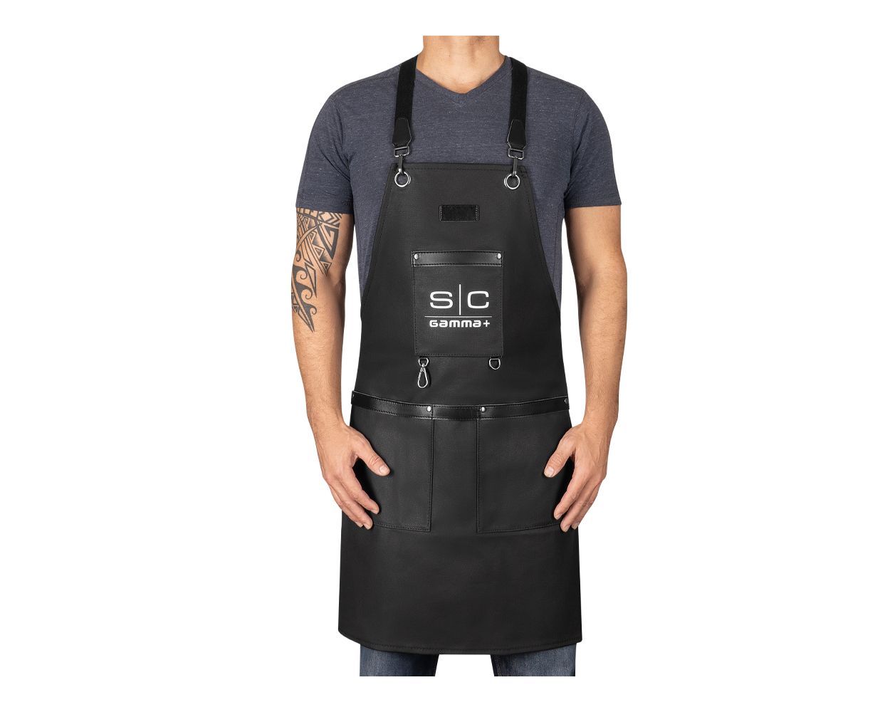 Waterproof Barber/Stylist Apron with Crossback Strap Design