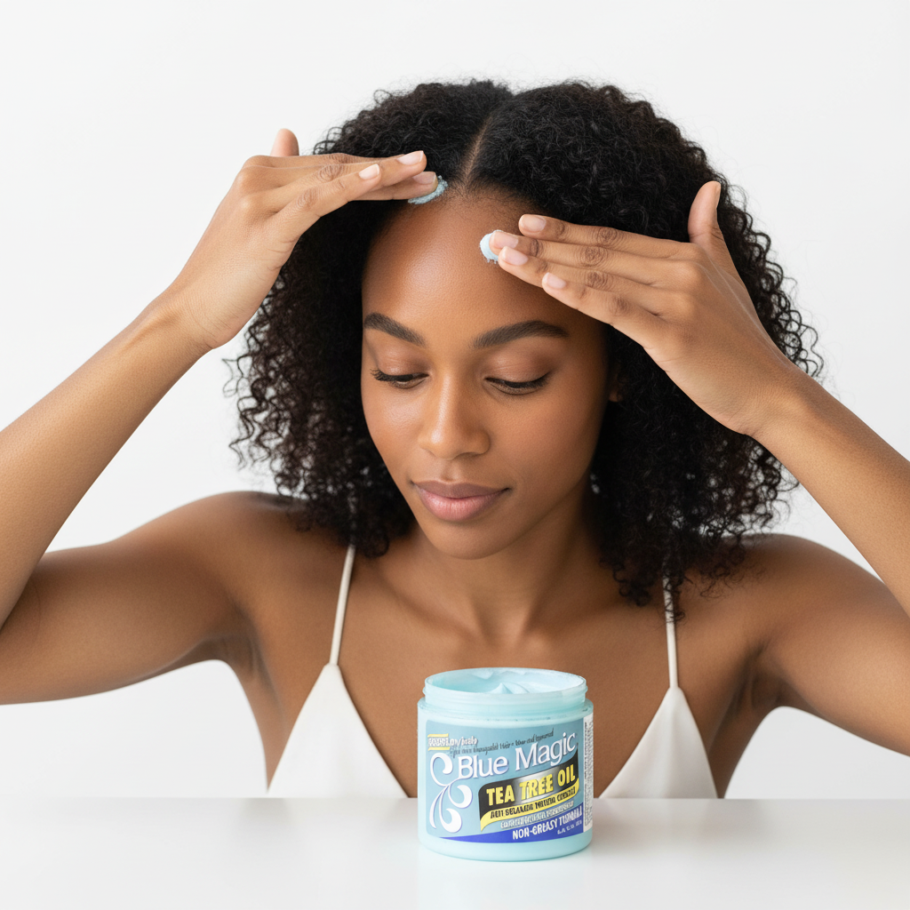 Blue Magic Tea Tree Oil lifestyle