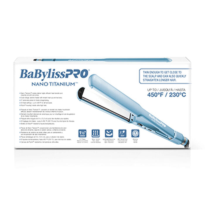 BaBylissPRO® Nano Titanium™ 1½ " Ultra-Thin Straightener