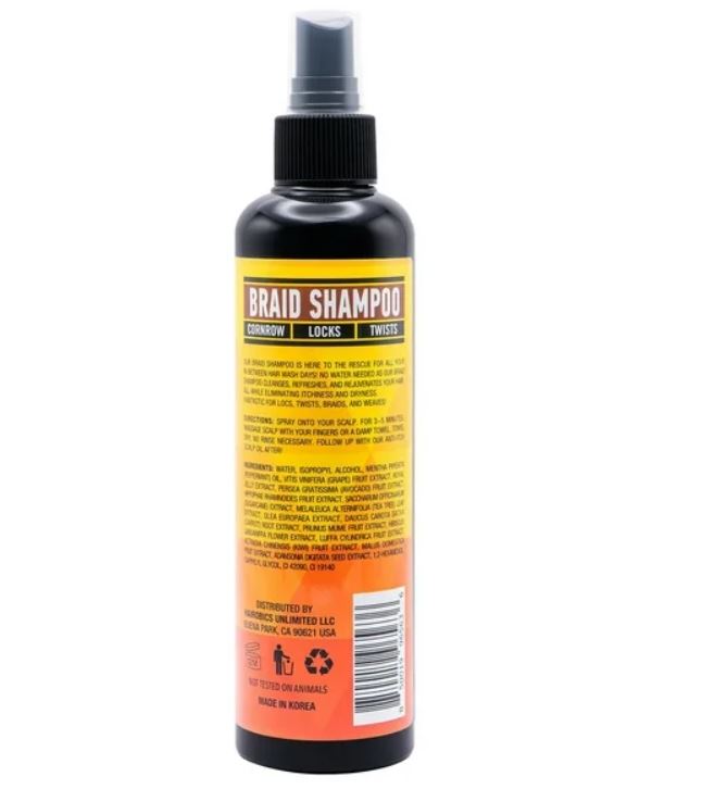 AllDay Locks Braid Shampoo 8oz for Cornrow Locks & Twists